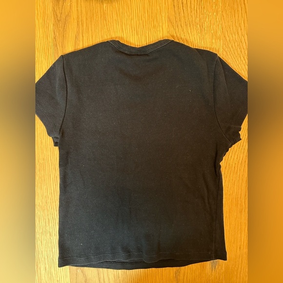 Anthropologie The Blair Stretch Cotton Short-Sleeve Baby Tee by Maeve - Picture 5 of 6